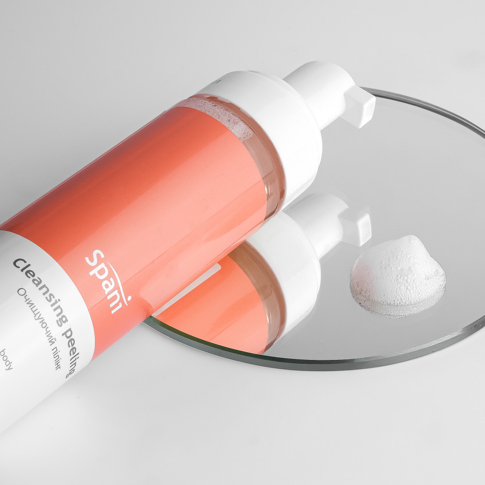 Пінка для очищення та пілінгу тіла Cleansing Peeling Spani 200 мл Київ - фото 2