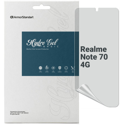 Плівка захисна Armorstandart hydrogel Matte Realme Note 70 4G (ARM83947) Вінниця - фото 1