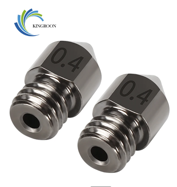 Сопло MK8 Kingroon из закаленной стали 0,4 мм для 3д принтеров Киев - изображение 1