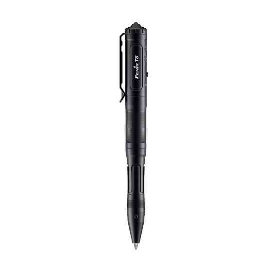 Тактическая ручка с фонариком Fenix T6 80лм 18м Type-C (Черный) Винница