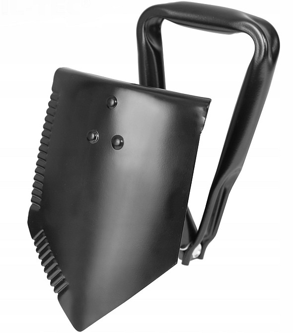 Армійська Складна Лопата саперна 2в1 з чохлом Mil-Tec від Sturm (15522050) Нержавіюча сталь Нововолинськ - фото 5