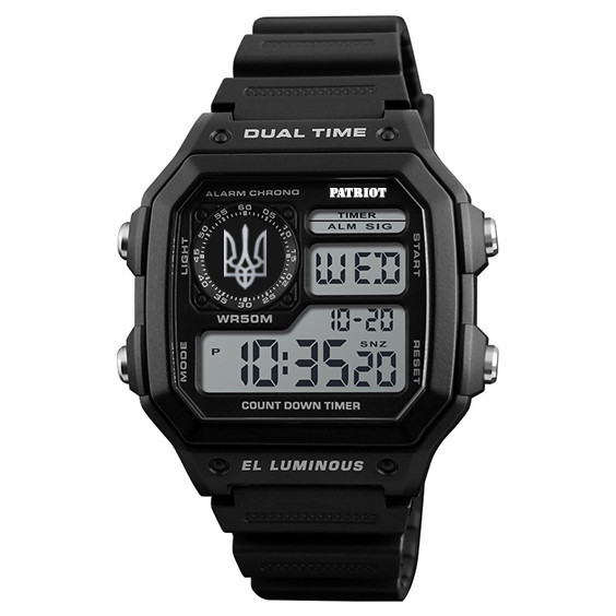 Patriot 010BKUASI Тризуб срібло Чорні + Коробка. SBR Киев - изображение 6