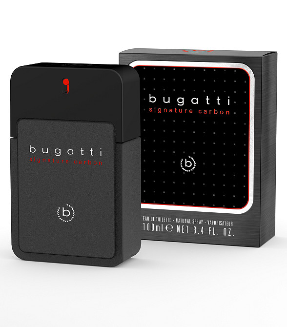 Туалетна вода для чоловіків Signature Carbon Bugatti 100 мл Київ - фото 1