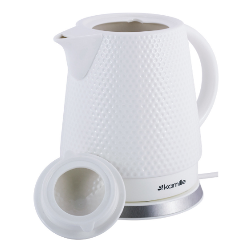 Електрочайник 1,5л 1200W кераміка 1725 KAMILLE Житомир - фото 9