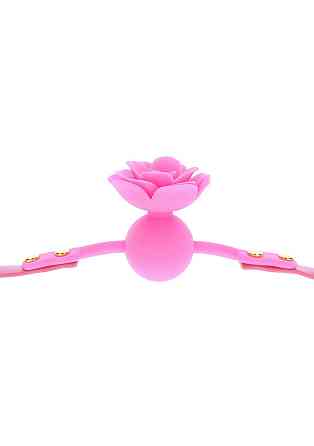 Кляп силиконовый Розочка Taboom Rose Ball Gag, розовый Sex Aura Киев