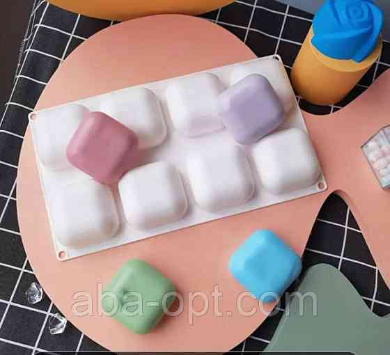 Форма силіконова на 8 виробів 30 х 16 см. Кубик ( шт ) Одеса