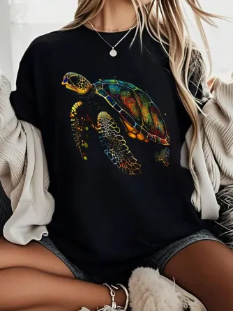 Футболка жіноча з принтом  42 Чорний 2664082614 Дніпро