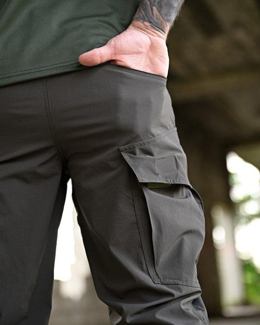 Стрейчеві літні тактичні штани OBLIVION олива ДЛ7353 Одеса - фото 7