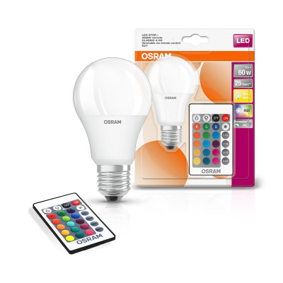 Лампочка Osram LED A60 9W 806Lm 2700К+RGB E27 (4058075430754) Винница - изображение 3