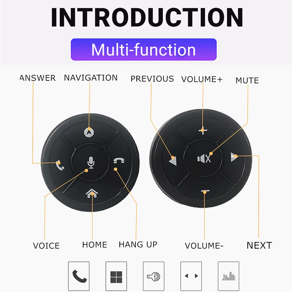 Автомобильные кнопки для руля DQX-Q2 (10 кнопок) Винница - изображение 13