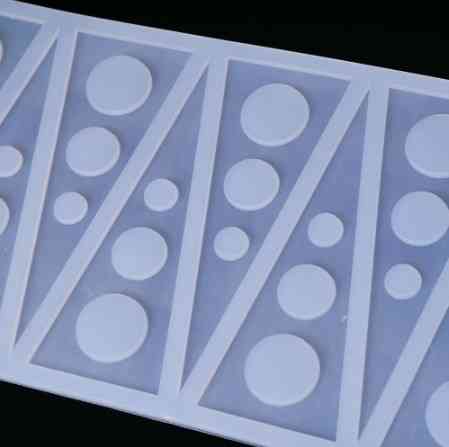 Молд силиконовый Треугольники 219 на 115 мм серый Киев