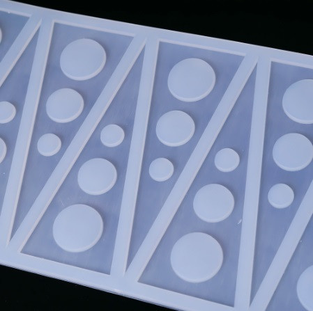 Молд силиконовый Треугольники 219 на 115 мм серый Киев - изображение 6