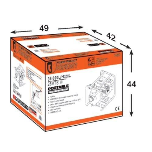 Мотопомпа бензинова GENERGY TURIA для чистої води Одесса - изображение 6