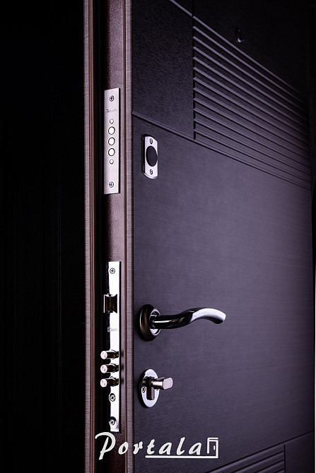 Двери квартирные, серия Элегант, модель Калифорния, гнутый профиль, 2 контура уплотнения, 2 замка Киев - изображение 3