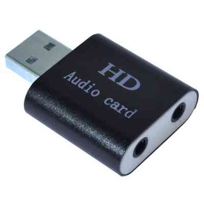 Звукова плата Dynamode USB-SOUND7-ALU black Вінниця