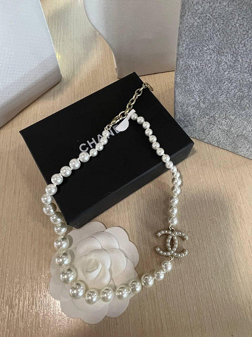 Кольє Шанель з перлів / Chanel намисто перли Одеса - фото 2
