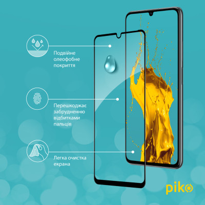 Скло захисне Piko Full Glue ZTE Blade A72S Black (1283126575846) Вінниця - фото 4