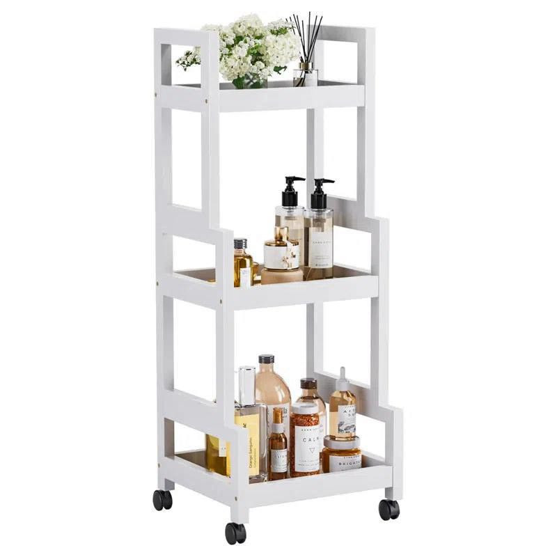 Етажерка для ванної на коліщатах "Діполі" зефір Миколаїв - фото 1