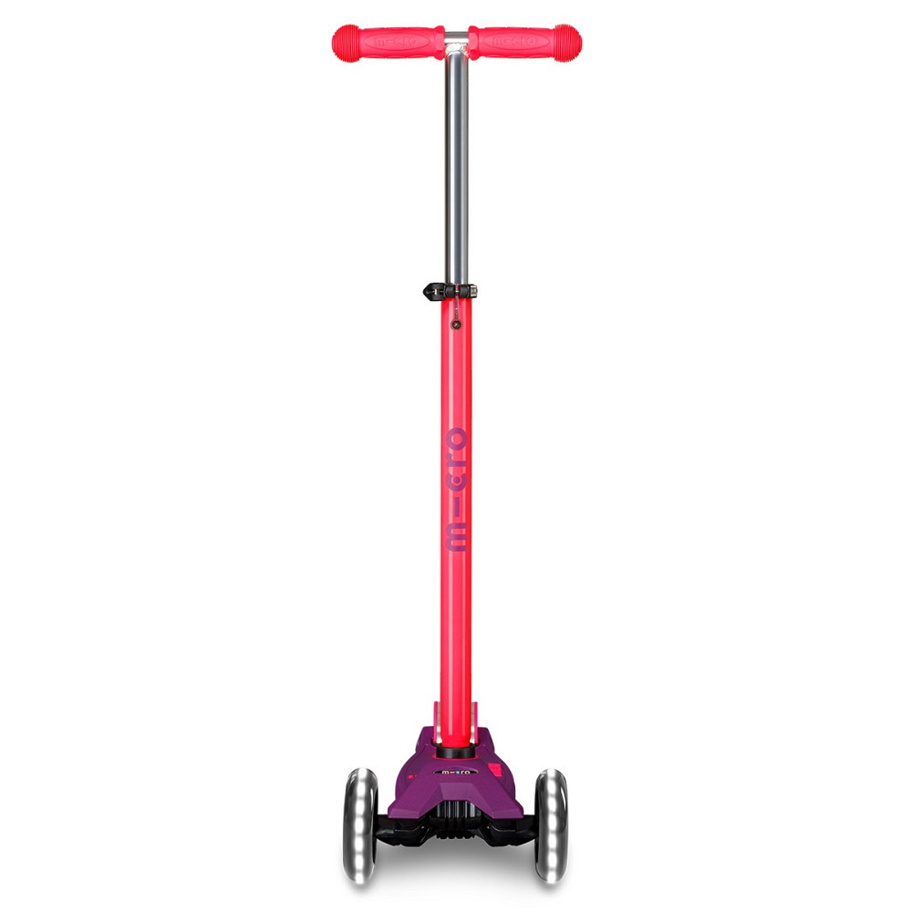Самокат Micro серії Maxi Deluxe Neon LED – Ультра рожевий Дніпро - фото 4
