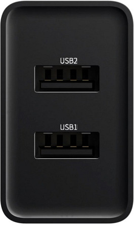 Мережевий зарядний пристрій Baseus Speed Mini Dual USB 10.5W CCFS-R01 (Чорне) Миколаїв - фото 4