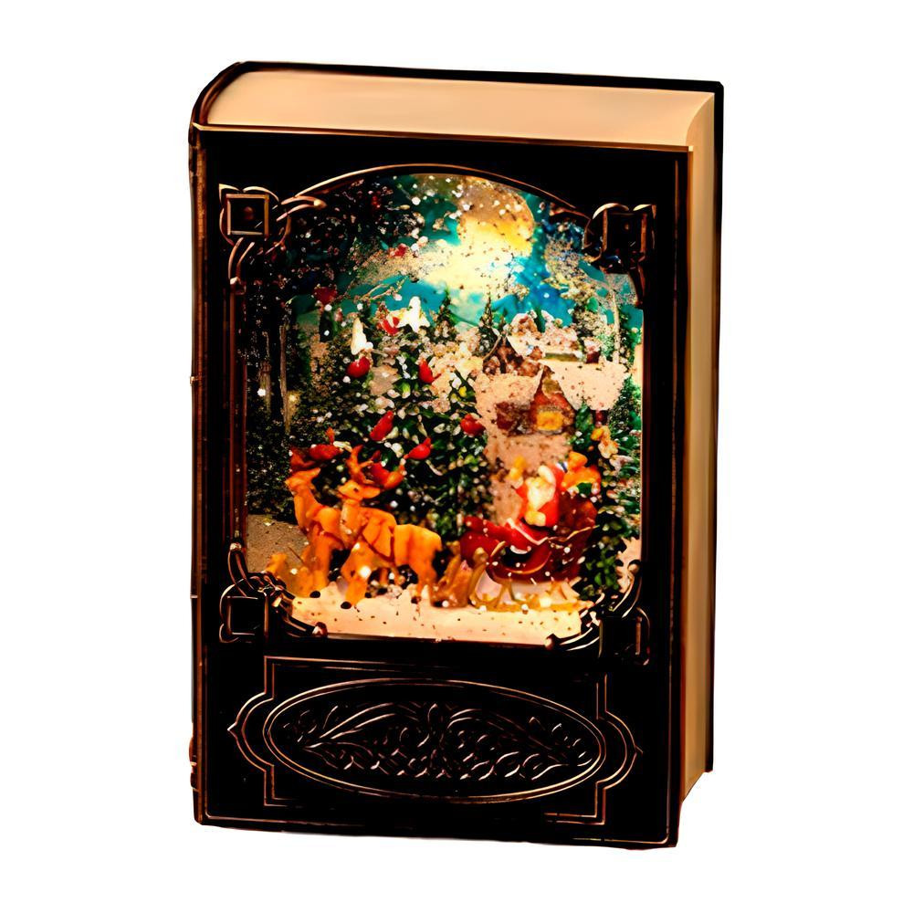 Музичний новорічний нічник Різдвяна книга (19,1×13,2см), від USB, WDL-24023 Київ - фото 3