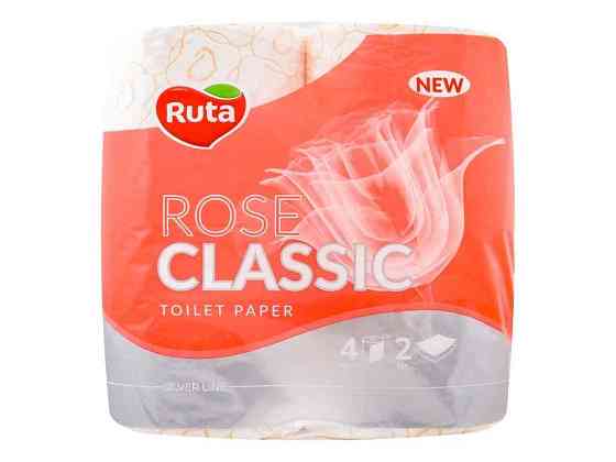 Туалетная бумага 4шт 2слой Classic Rose ТМ RUTA Solmir Киев