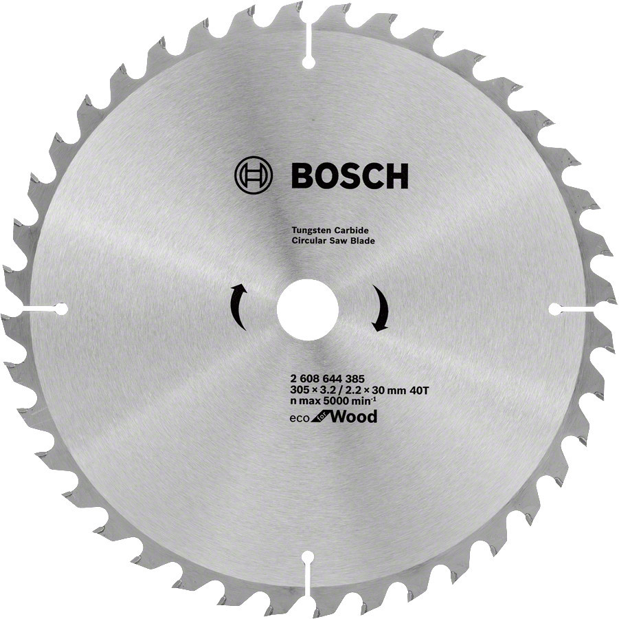 Диск пиляльний Bosch Eco WO 305x30-40T (2608644385) Коломия - фото 2