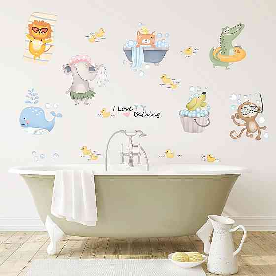 Набор наклеек виниловые на стену в детскую комнату 