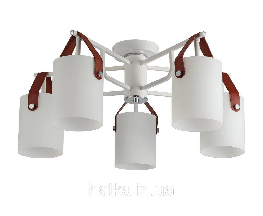 Люстра стельова G 321035/5 CR+Matt white Київ - фото 2