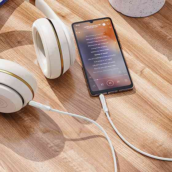 Аудiо-кабель BOROFONE BL16 Clear sound AUX audio cable White Киев