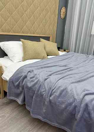 Плед-покривало Decorator WellSoft 150х210 см однотонний Бузково-сірий (87-166) Київ