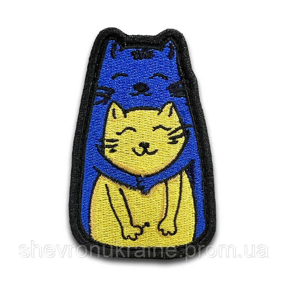 Шеврон милие котики (Форма контурна. На липучке) Размер 8x5см Киев - изображение 8
