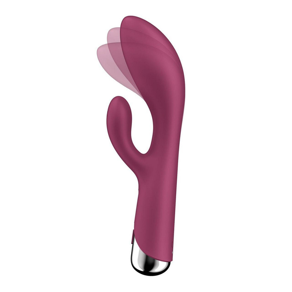 Вібратор-кролик з ротацією Satisfyer Spinning Rabbit 1 Red, 3 мотори Sex Aura Київ - фото 2