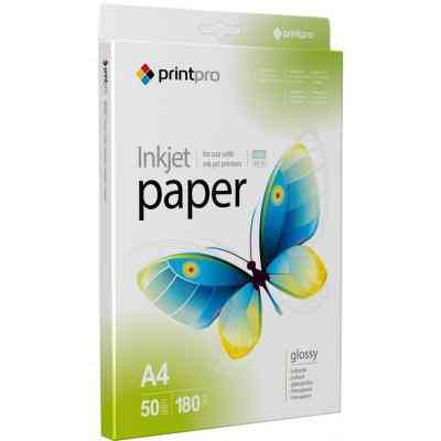 Фотобумага PrintPro A4 (PGE180050A4) Винница