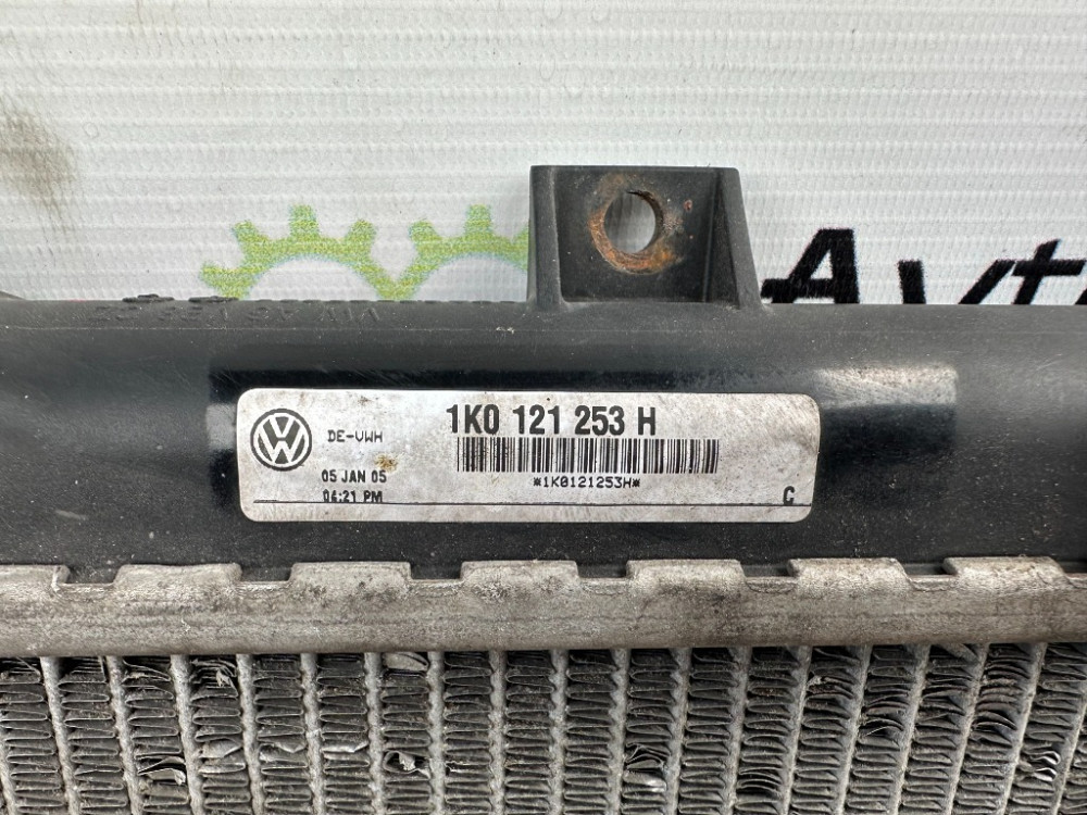 Радіатор охолодження двигуна VW Touran 1.9 tdi / 2.0 sdi 2004-2010 (1K0121253H) Ковель - фото 1