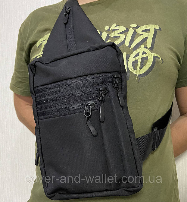 Тактическая наплечная сумка-кобура из качесвенного материала Oxford 600D Киев - изображение 1