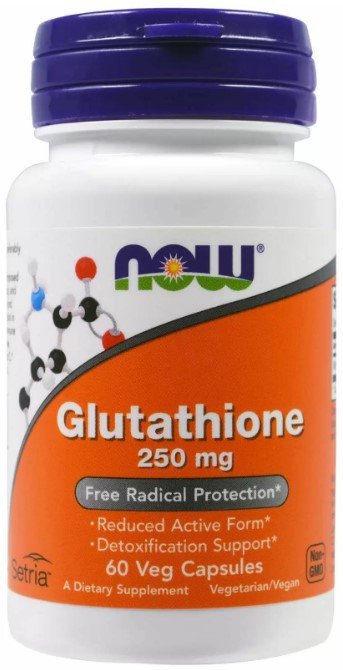 Глутатіон  Now Foods Glutathione 250 мг 60 вег капсул Київ - фото 1