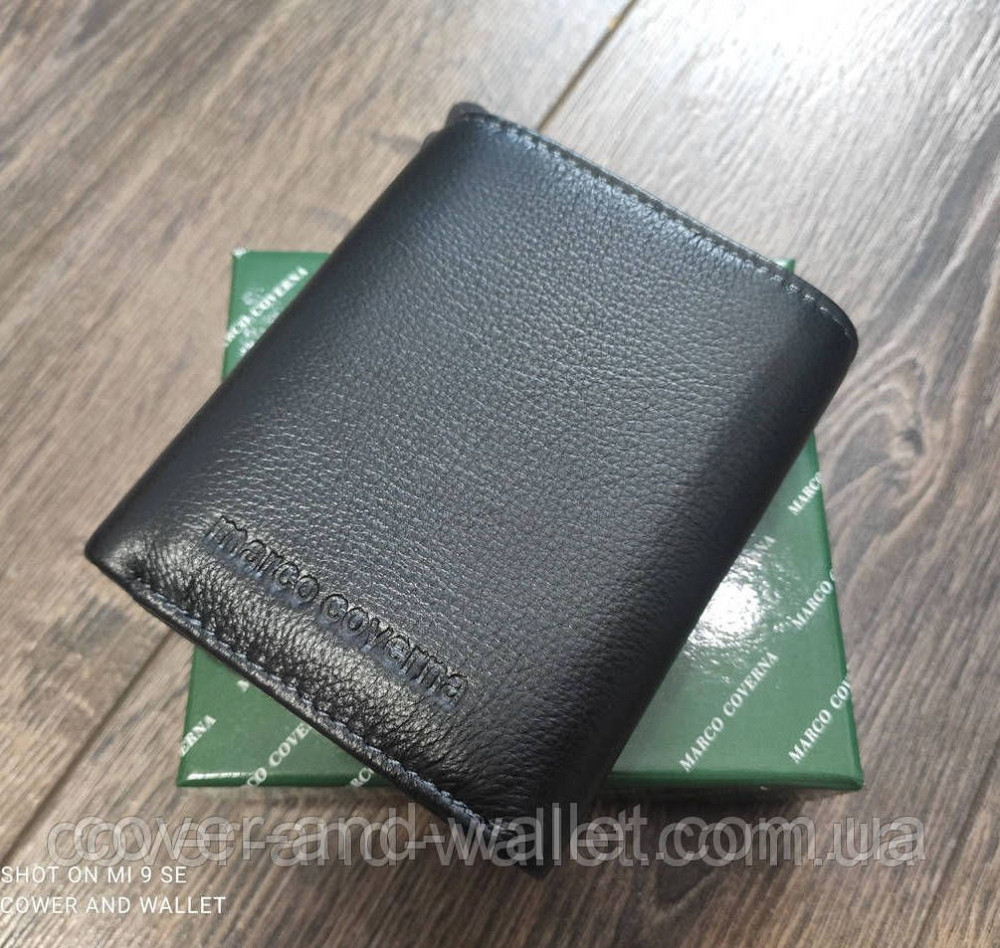 Мужской компактный кошелек тройного сложения на магнитах Marco Coverna MC 618 Киев - изображение 2