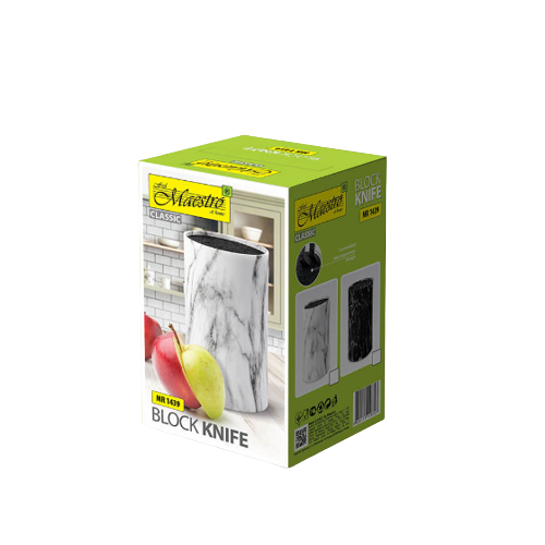 Підставка для ножів білий мармур MR-1439-WHITE Maestro Житомир