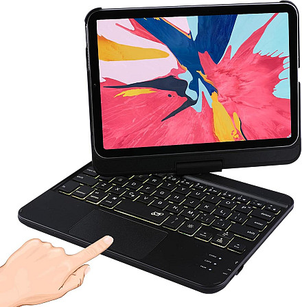 Чохол-клавіатура для iPad Mini 6/7 (2021/2024) з підсвіткою Дніпро - фото 1
