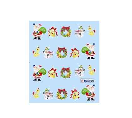 Новогодние наклейки на ногти Киев