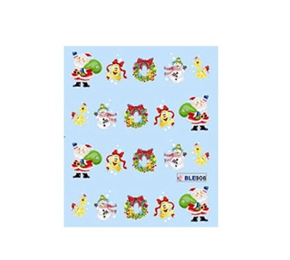 Новогодние наклейки на ногти Киев - изображение 1