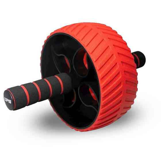 Колесо для преса Power System PS-4107 Full Grip AB Red + килимок Red/Black Каменское