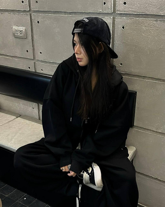 Жіночий теплий оверсайз костюм двійка  трьохнитка на флісі Одеса - фото 6