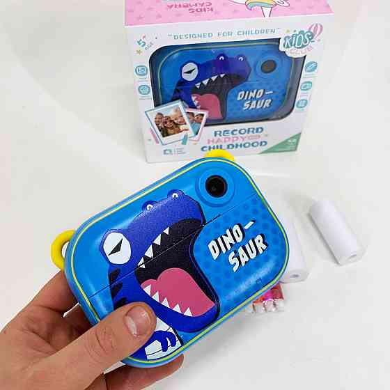 Фотоапарат іграшка дитяча, Дитячий цифровий фотоапарат з миттєвим друком фото Маленький EC-60 Івано-Франківськ