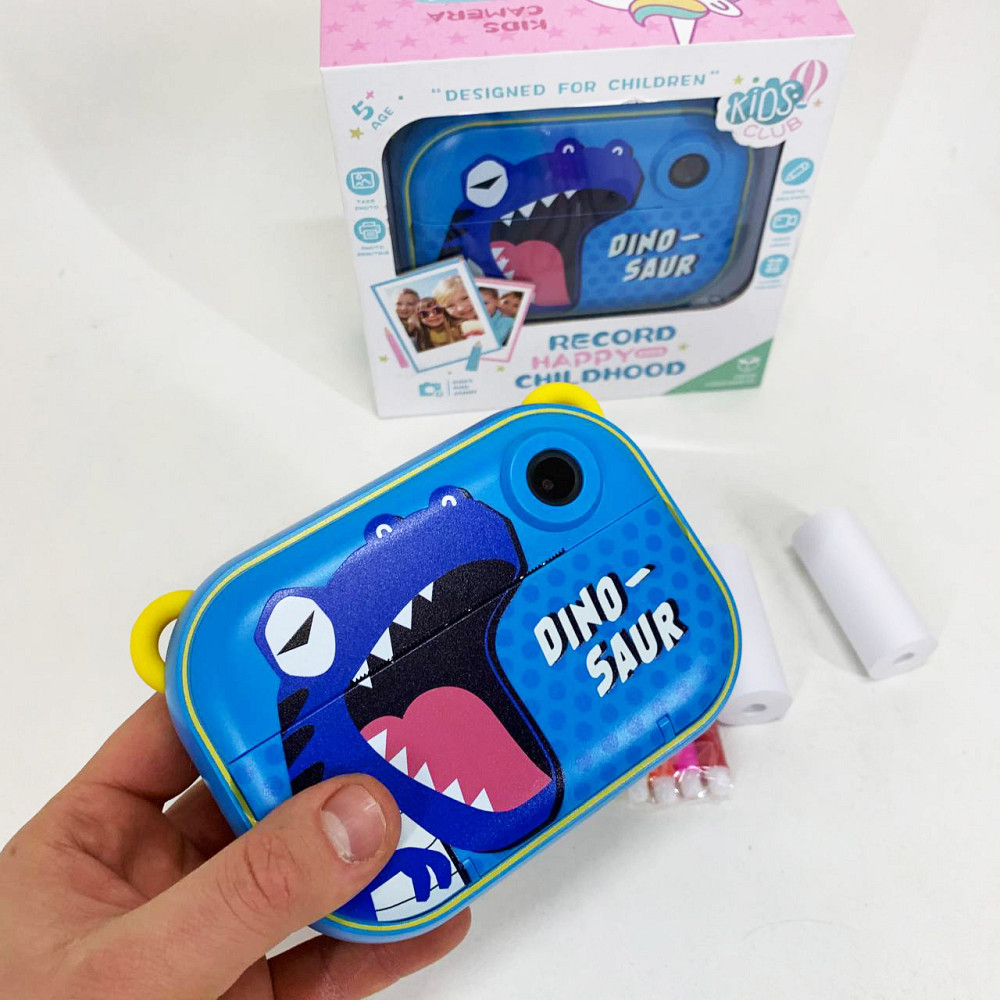 Фотоапарат іграшка дитяча, Дитячий цифровий фотоапарат з миттєвим друком фото Маленький EC-60 Івано-Франківськ - фото 4