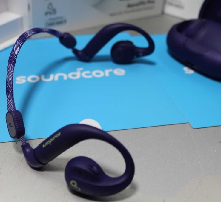 Навушники TWS Anker Soundcore Aerofit Pro Purple. Київ - фото 4