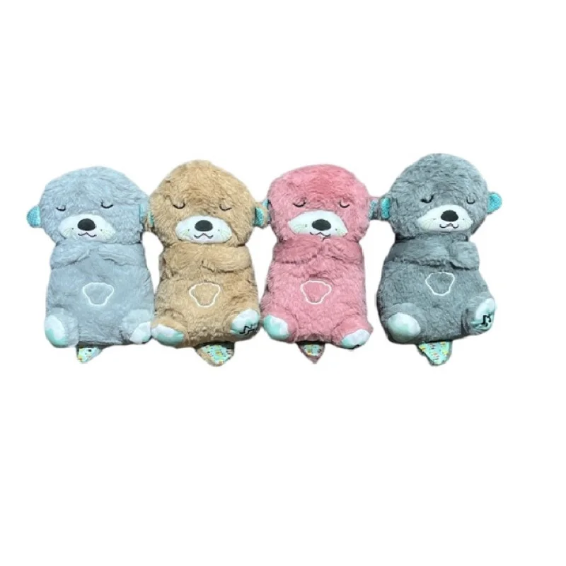 М'яка іграшка-нічник "Казкова видра" 30 см з диханням, підсвіткою та музичним супроводом Одеса - фото 2