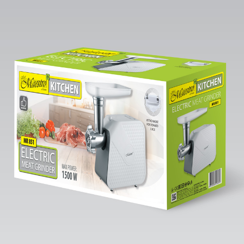 М'ясорубка 1500W (томат. соковитискач) MR-851 Maestro Житомир - фото 5