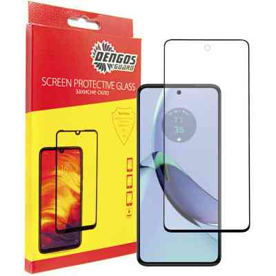 Стекло защитное Dengos Motorola G84 (black) (TGFG-327) Винница